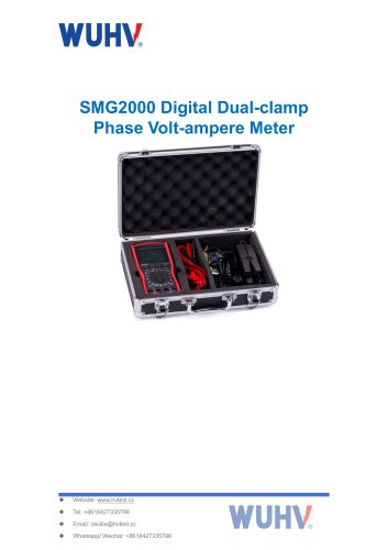 SMG2000 Digital Dual-clamp Phase Voltampere Test Set-Catalog