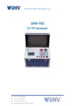 UHV-103 CT PT Analyzer -Catalog