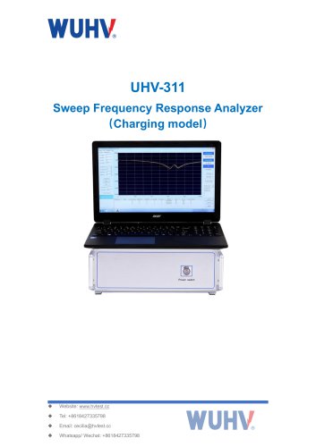 UHV-311 Transformer Winding Deformation Analyzer-Catalog