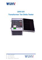 UHV-341 Transformer Tan Delta Tester -Catalog