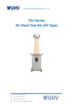 YDJ Series AC Hipot Test System (Oil Type) -Catalog