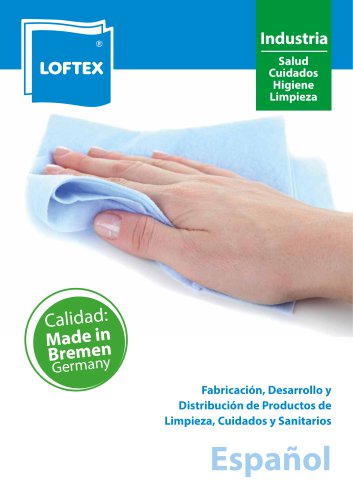 Fabricaci&oacute;n, Desarrollo y  Distribuci&oacute;n de Productos de  Limpieza, Cuidados y Sanitarios
