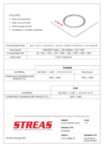 rotating ISO flange,