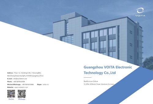VOITA catalog