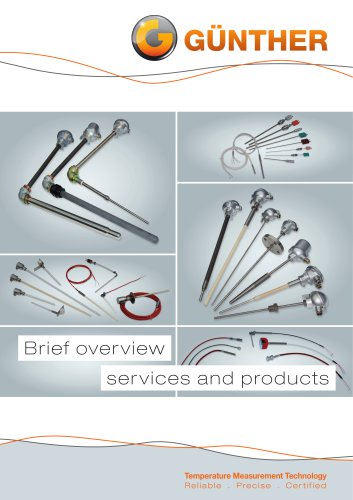 Brief overview services and products