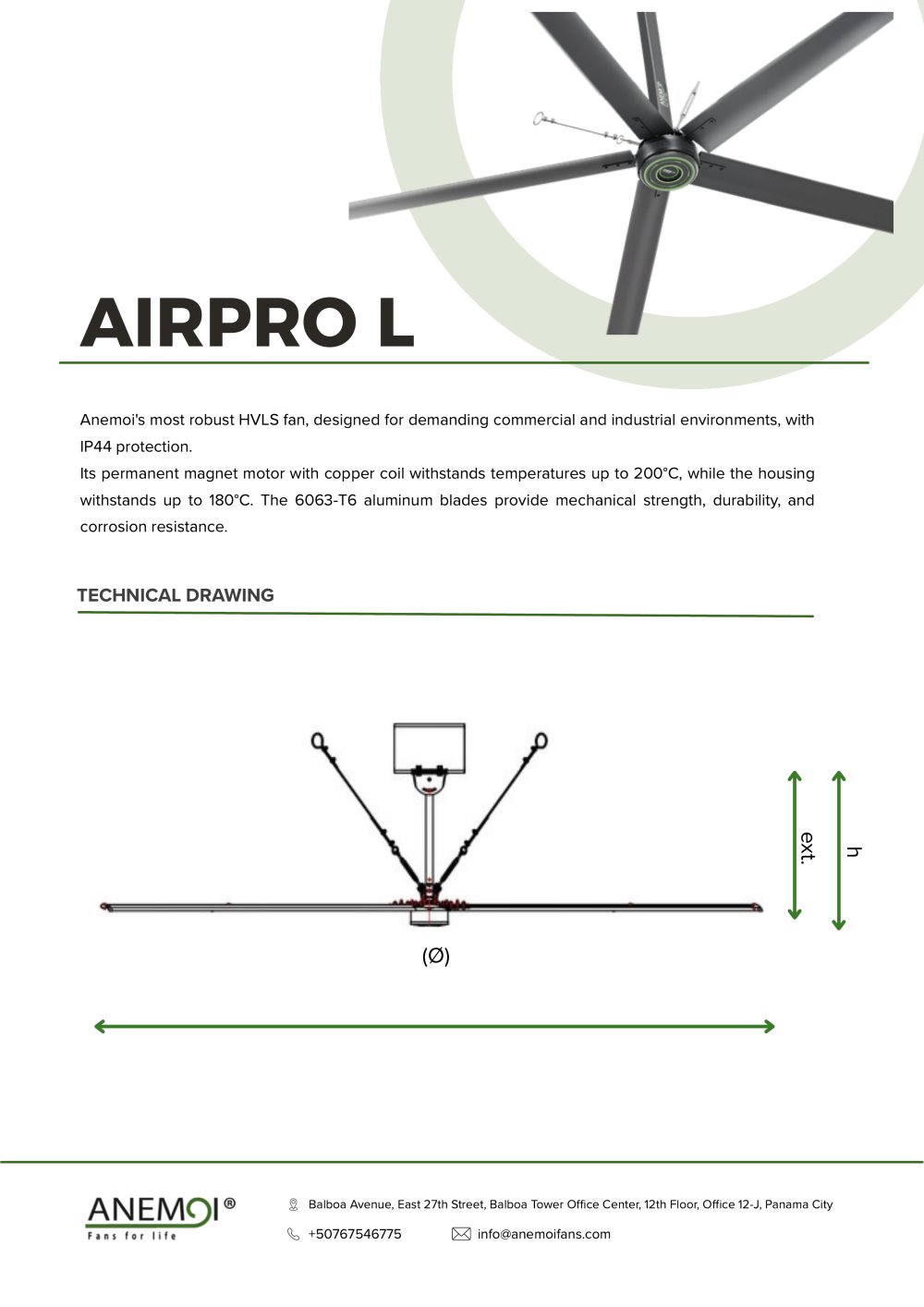 AIRPRO L - Anemoi Fans