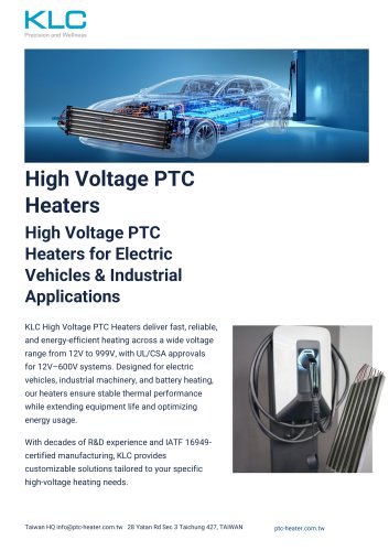 High Voltage PTC Heater 