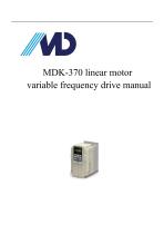 MDK-370+linear motor+V1.10（Linear Synchronous Motor & Drive)