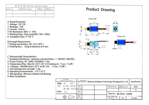 WL0415 High Performance Mini Push Pull Solenoid Guide