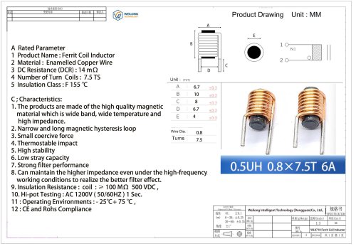 WL0710 Ferrite Coil Inductor Design Tips for Engineers