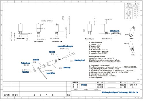 WL0822 Mini Tubular Solenoid Industrial Solution