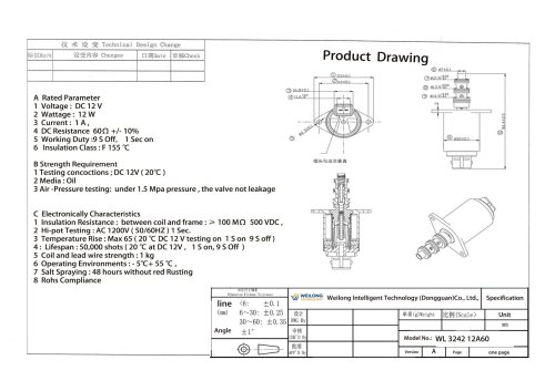 WL3242 Gearbox Oil Control Solenoid Industrial Guide