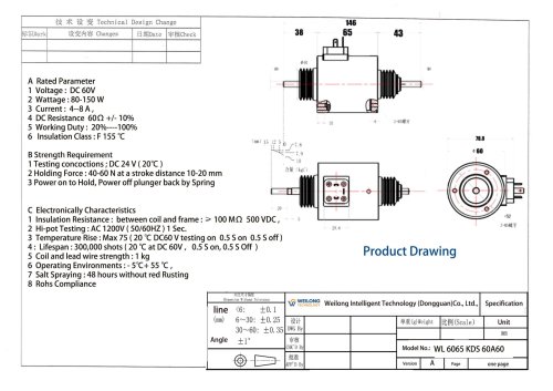 WL6065 20mm Push Pull Solenoid Industrial Using Guide