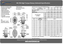 WL700 High Torque Rotary Solenoid Application