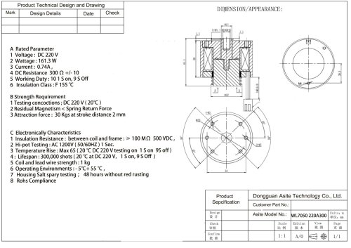 WL7050 High Precision Metering Pump Solenoid Guide