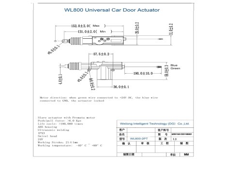 WL800 Smart car door actuator buying guide