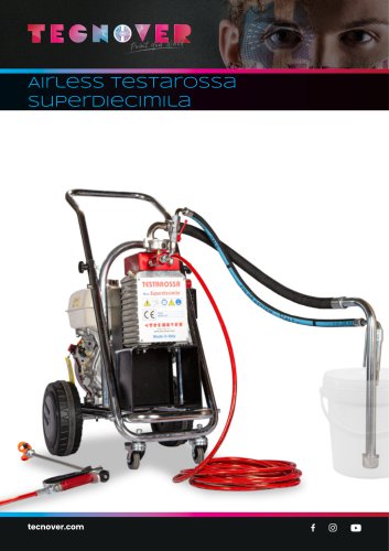 TECNOVER Testarossa Superdiecimila Bomba Airless gasolina