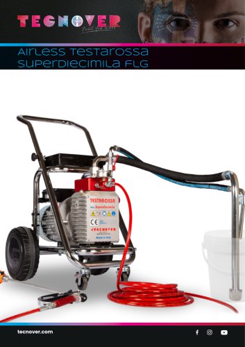 TECNOVER Testarossa Superdiecimila bridada Bomba Airless
