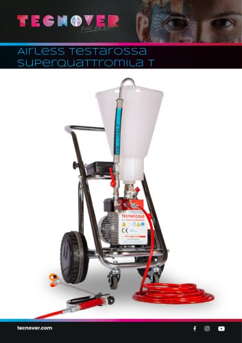 TECNOVER Testarossa Superquattromila Bomba Airless con deposito