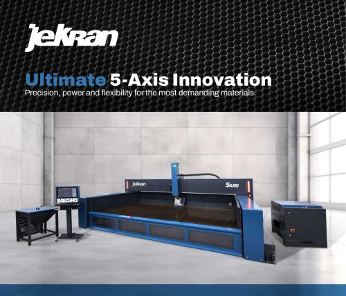 Jekran 5-axis Waterjet machine 