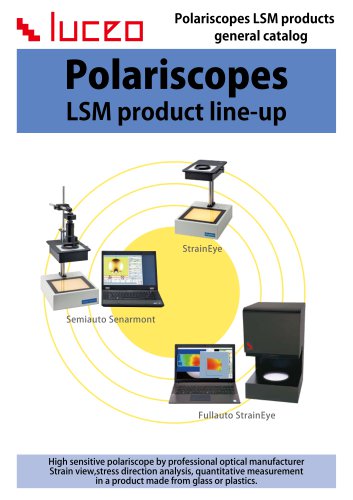 Polariscopes LSM product line-up