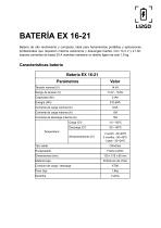 Ficha Técnica EX 16-21-1