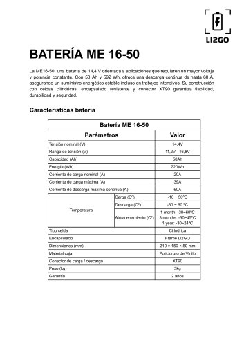 Ficha T&eacute;cnica ME 16-50