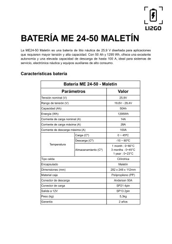 Ficha T&eacute;cnica ME 24-50 Malet&iacute;n