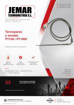 Catalogo de termopares y pt100