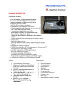 Product data sheet Dewmaster Koffer