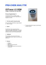 Product data sheet O2Tracer LC-OEM