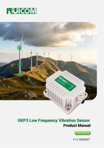 GKP3 Low Frequency Vibration Sensor