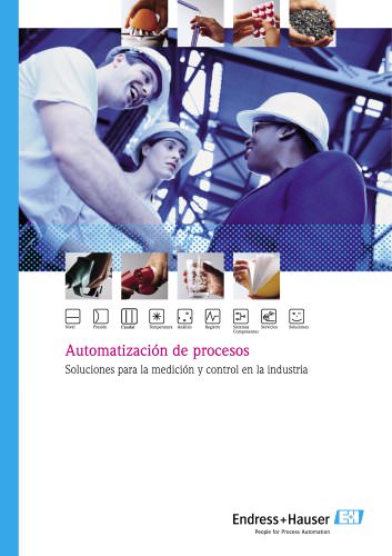 Automatización de procesos - Soluciones para la medición y control en la industria