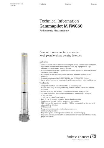 Gammapilot M FMG60