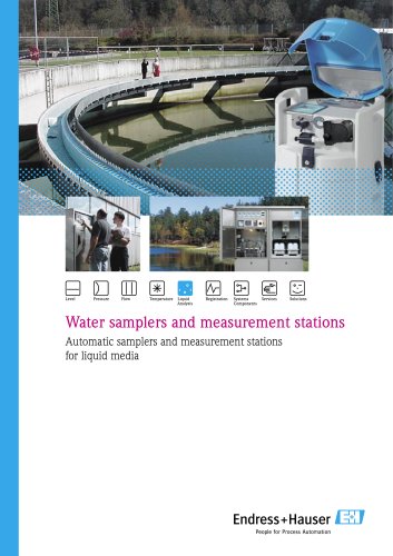 lds of activities FA water samplers and measurement stations 