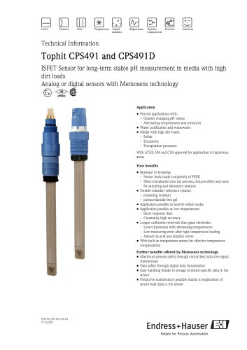 Tophit CPS491 and CPS491D