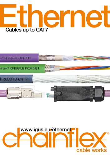 Chainflex® Ethernet cables catalogue