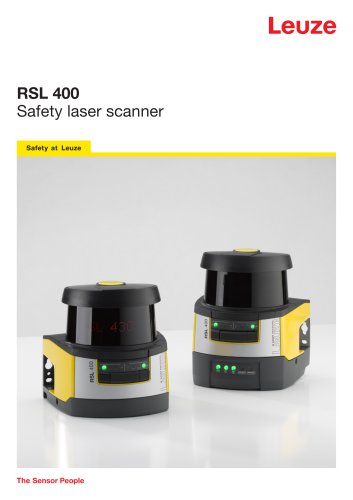 RSL 400 - Safety laser scanner with two autonomous protective functions