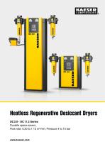 Heatless Regenerative Desiccant Dryers