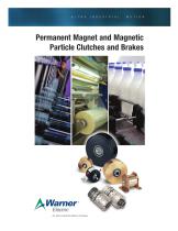 Permanent Magnet and Magnetic Particle Clutches and Brakes