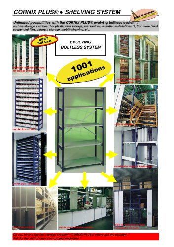 CORNIX PLUS® SHELVING SYSTEM