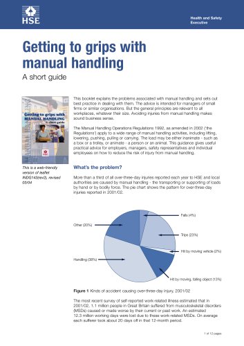 Manual handling guidebook