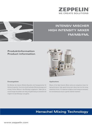 Zeppelin Henschel Intensive Mixer FM_MB_FML