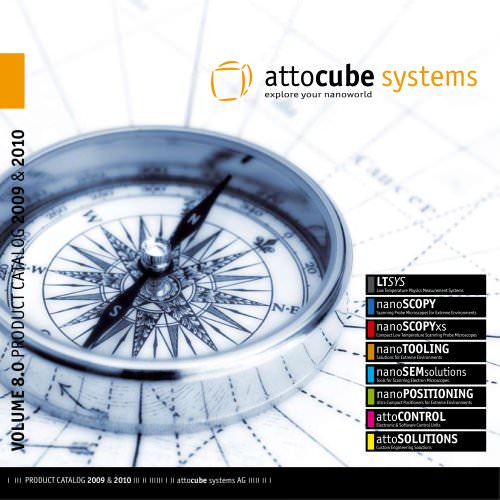 attocube systems Product Catalog 2010