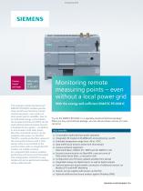 Monitoring remote measuring points – even without a local power grid