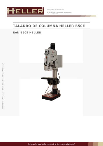 TALADRO DE COLUMNA HELLER B50E