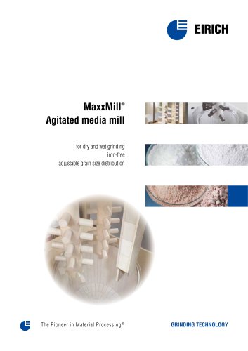 MaxxMill - Agitated media mill