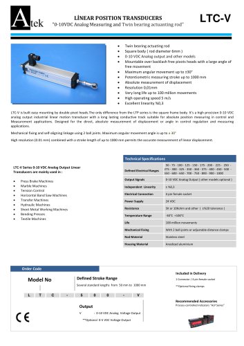 LTC-V  Voltage Output   0-10VDC