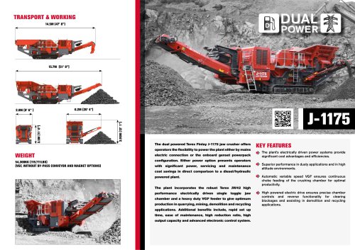 J-1175DP Jaw Crusher