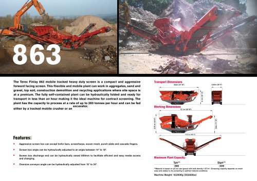 Terex® Finlay 863